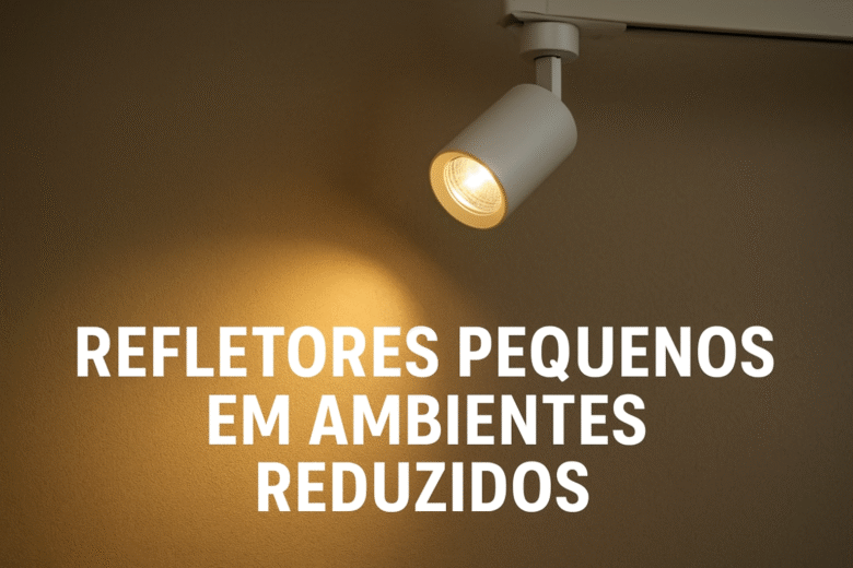 Como posicionar refletores pequenos em ambientes reduzidos e valorizar produtos no e-commerce com técnicas práticas e iluminação profissional.