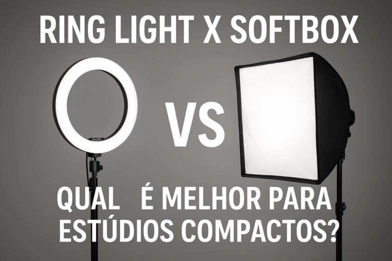 Iluminação para e-commerce: Ring Light x Softbox