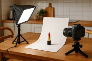 Como montar um mini estúdio em cima da mesa da cozinha: manual de otimização para e-commerce